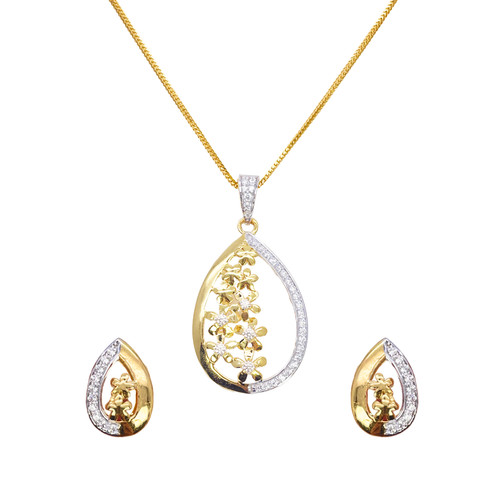 22ct yellow gold - yellow, floral