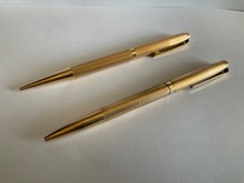 Yard-o-Led, De-Luxe Pencil & Ball Pen Set finished in rolled gold