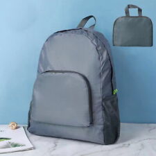 Mens 100% PLAIN BLACK Backpack & Rucksack Bag - SPORT WORK TRAVEL SCHOOL HIKING