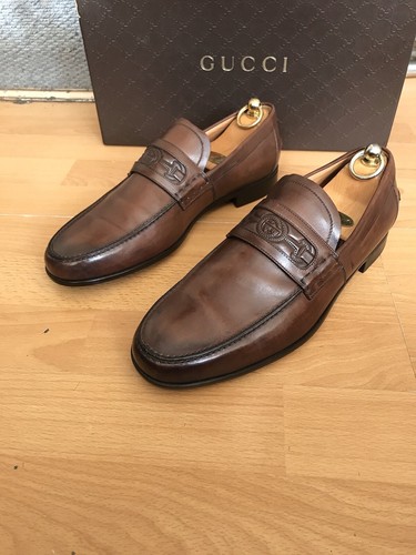 Gucci mens brown leather - ,