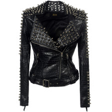 Zip Coat Womens Motorcycle