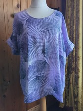 Cotton Top. Made In Italy. F/Sz To 22. Lilac. Pic 2. See Description