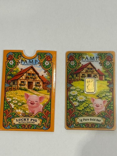 Pamp lucky pig gold - bar,