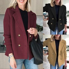 Womens Double Breasted Blazer