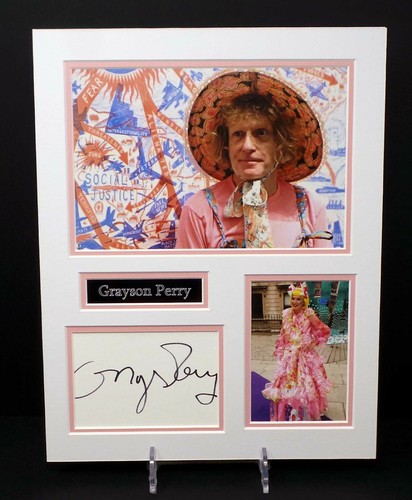 Grayson perry signed mounted - perry,