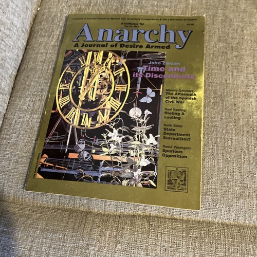 Anarchy journal desire - anarchy, a