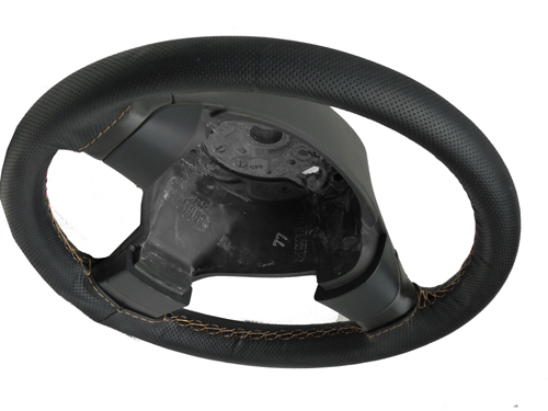 Perforated leather steering - perforated,