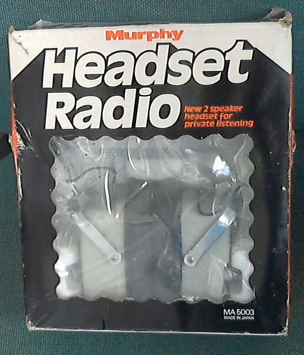 Murphy headset radio ma - radio,