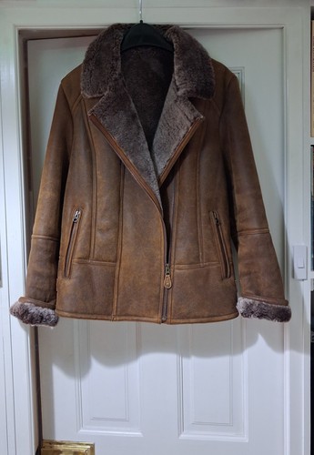 Sheepskin aviator jacket - sheepskin,