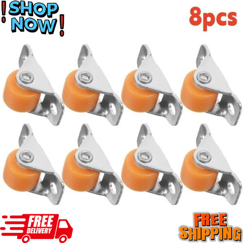 Fixed caster wheels mini - 8x,