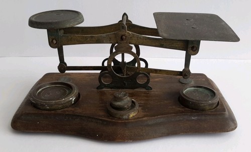 Charming antique letter scales - antique,