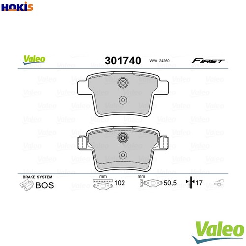 Brake pad set disc - brake,