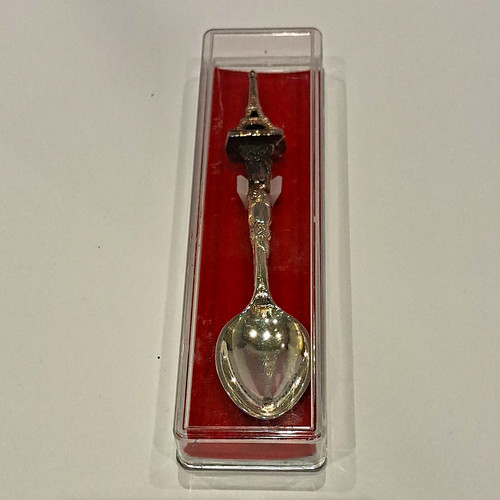 Eiffel tower silver tone - silver-tone, metal