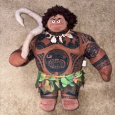 Official Disney Store Maui Soft Plush Toy With Hook 16”