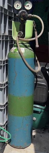 Argon gas bottle full - argon,