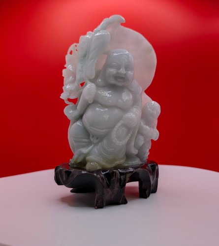 Large natural jadeite - 6", jade
