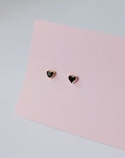 14K Gold Plated Mini Black