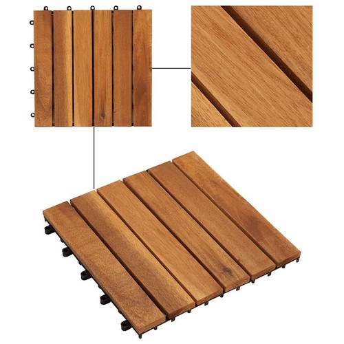 Wooden decking tiles - decking,