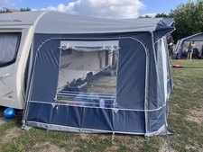 Dorema Size 13 Full Awning. Complete But Not Of Use To  Us. Came With Caravan.