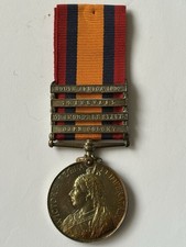 Single 4 Bar Boer War QSA Medal 9401 Sapr W H Crosby R.E.