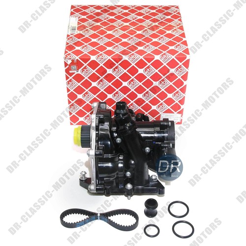 Febi water pump thermostat - pump,