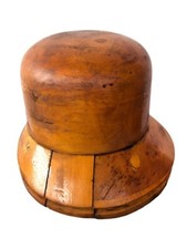 Vintage Rare Wooden Hat Block
