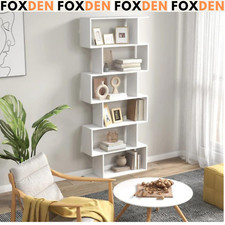White Wooden S Shape Storage