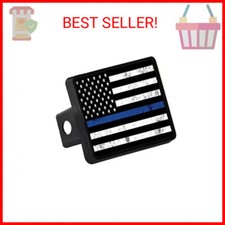 Tattered Thin Blue Line Flag