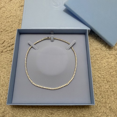 Swarovski silver tone tennis - swarovski,