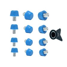 12Pcs Football Shoe Spikes M6