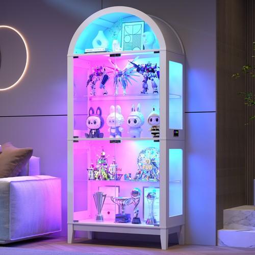 Arched display cabinet with - cabinet,