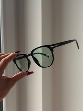 Green sunglasses Black frame