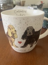 Queens by Churchill Alex Clark Delightful Dogs Contented Cockers Mug Cup Spaniel