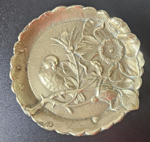 Vintage art nouveau brass - art,
