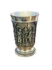 vintage German pewter cup