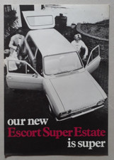 Ford Escort MK 1 Super Estate Brochure 1969 - 1100 & 1300