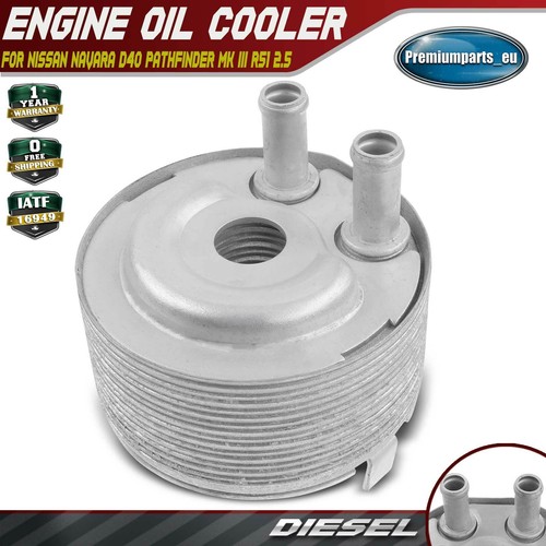 Engine oil cooler for nissan - oil,