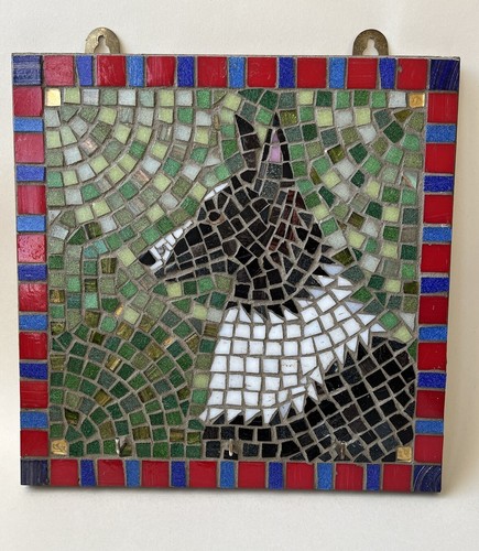 Mosaic dog border collie - dog,