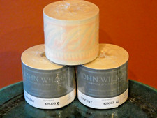 3 X JOHN WILMAN WALLPAPER BORDER - VINCENT - 425373C - BLUE/PINK/CREAM - 30.15M