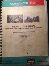 Terex Powerscreen Comander 1400 User Manual