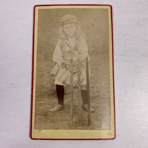 Antique cricket sport cdv - antique,