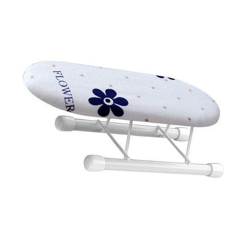 Portable ironing board with - board,