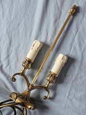 Vintage 15" GILT CAST BRASS 2