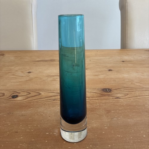 Vintage handblown teal - vintage,