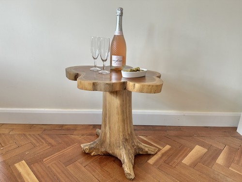50cm teak root side - teak, table