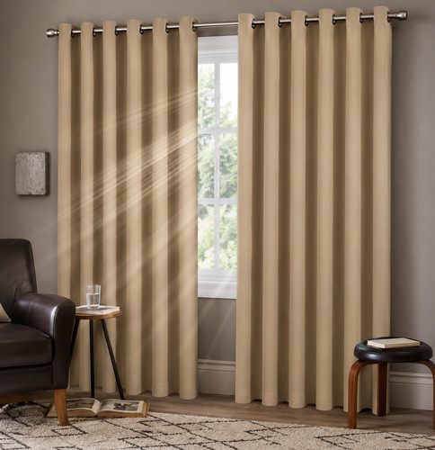 2pcs blackout curtains eyelet - blackout,