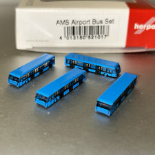 Herpa Scenix AMS Airport Bus set 1:500 Scale 