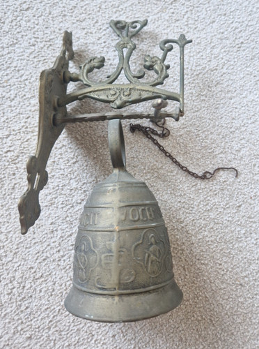 Antique brass monastery church - antique,