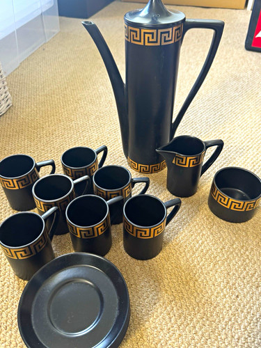 Portmeirion greek key black - portmeirion,
