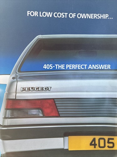 The peugeot 405 range car - the,